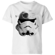 Star Wars Command Stromtrooper Death Star Kids' T-Shirt - White
