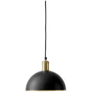 Menu Hubert Pendant - Black Bronzed Brass - 24cm