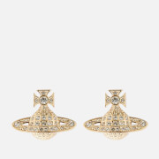 Vivienne Westwood Women's Minnie Bas Relief Earrings - Gold Crystal