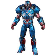 Hot Toys Avengers: Endgame Movie Masterpiece Series Druckguss-Actionfigur im Maßstab 1:6 Iron Patriot 32 cm