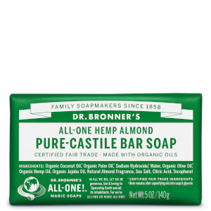 Dr Bronner's Pure Castile Bar Soap Almond 140g