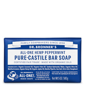 Dr Bronner's Pure Castile Bar Soap Peppermint 140g
