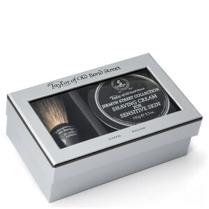 Taylor of Old Bond Street Jermyn Street -setti: Pure Badger -partasuti ja -partavaahtopurkki