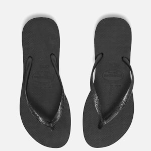 Havaianas Women's Slim Flip Flops - Black