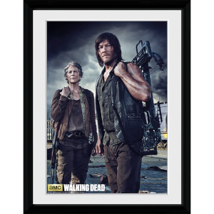The Walking Dead Carol and Daryl - Framed Photographic - 16 x 12inch