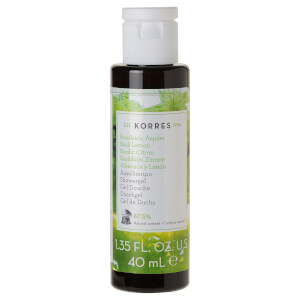 Podręczny żel pod prysznic KORRES Natural Basil Lemon 40 ml
