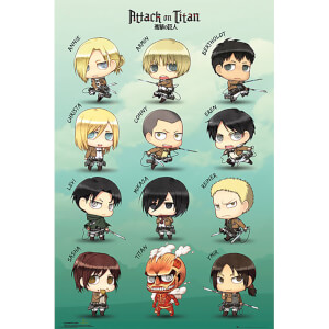 Attack on Titan Chibi Characters - Maxi Poster - 61 x 91.5cm