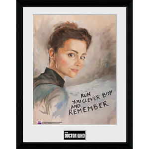 Doctor Who Clara Painting - 16 x 12 Inches Framed Photographic