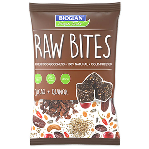 Bioglan Raw Bites Cacao and Quinoa - 40g Bag