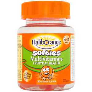 Haliborange Kids Multivitamin Softies - 30 Orange Fruit Shapes