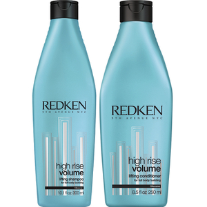 Redken High Rise Volume Lifting Shampoo (300 ml) & High Rise Lifting Conditioner (250 ml)