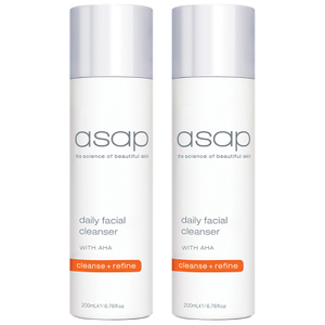 2x asap daily facial cleanser 200ml