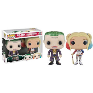 Escuadrón Suicida Metallic Joker & Harley Quinn 3 Inch Pop! Vinyl Figure (2 Pack)