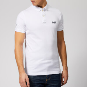 Superdry Men's Classic Pique Polo Shirt - Optic White
