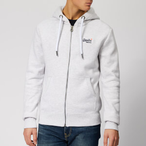 Superdry Men's Orange Label Zip Hoody - Ice Marl