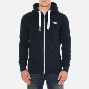 mens navy superdry hoodie