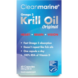 Cleanmarine Krill Oil - 60 Gel Capsules (500mg)