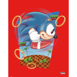 Sonic the Hedgehog 'Rings' Art Print