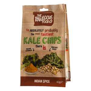 Rawlicious Indian Spice Kale Crisps