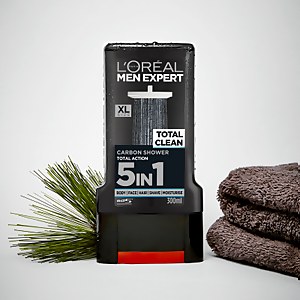 Gel de ducha Total Clean de L'Oréal Paris Men Expert 300 ml