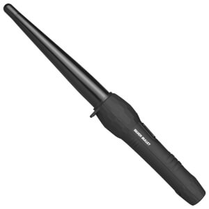 Silver Bullet City Chic Regular Ceramic Conical Hair Wand 13mm-25mm - Black
