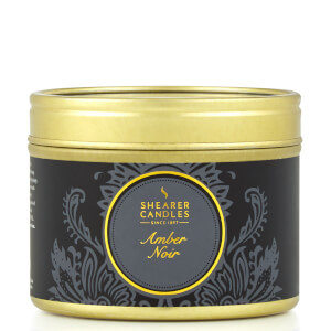 Luxury Small Tin Candle - Amber Noir