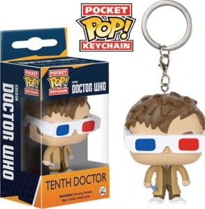 Funko Doctor Who 3D Glasses Keyring Pop! Keychain