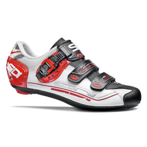 Sidi Genius 7 Road Shoes - White/Black/Red