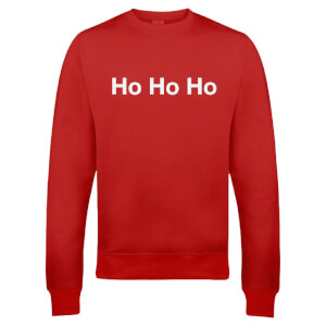 Festive Ho Ho Ho Christmas Sweatshirt - Red
