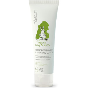 Lotion hydratante Bébé Mûre arctique et Lait d'avoine MÁDARA 100 ml