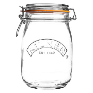 Kilner Clip Top Round Jar 1L