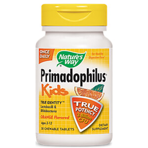 Nature's Way Children's Primadophilus Chewable Tablets - Orange - 30 Tablets