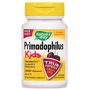 Nature's Way Children's Primadophilus Chewable Tablets - Cherry - 30 Tablets