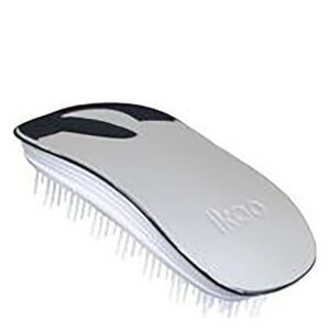 ikoo Home Hair Brush - White - Oyster Metallic