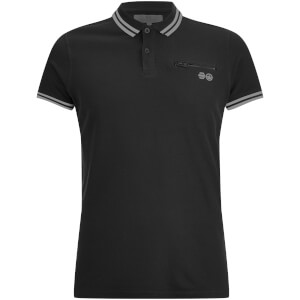 Polo Crosshatch Crazer - Hombre - Negro