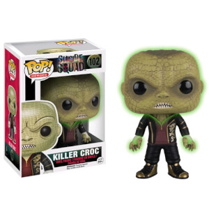 DC Comics Suicide Squad POP! Heroes Vinyl Figure Killer Croc Glow In The Dark 9 cm