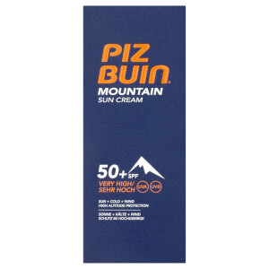 Crema solar Mountain de Piz Buin - FPS 50+ muy alto 50 ml