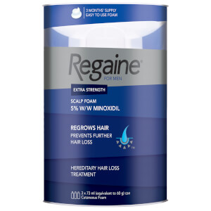 Mousse Extra Strength Hair Regrowth Regaine for Men 3 x 60 ml