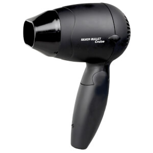 Silver Bullet Cruise Worldwide Use Black Hair Dryer With Included Diffuser