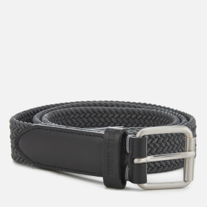 Ben Sherman Men's Barbican Plaited Belt - Grey