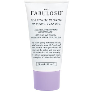 Evo Fabuloso Platinum Blonde Colour Intensifying Conditioner 30ml - Promo Evo Fabuloso Platinum Blonde Colour Intensifying Conditioner 30ml - Promo