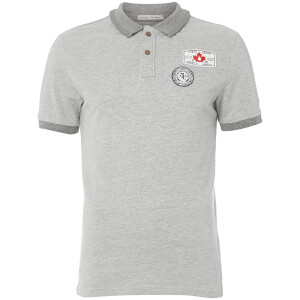 Polo Homme Downtown Tokyo Laundry - Gris Clair Chiné