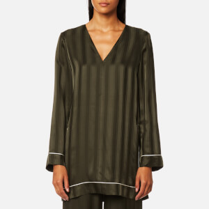 Ganni Women's Loring Silk Top - Rosin