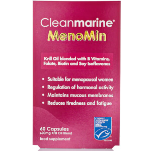 MenoMin para mujeres en cápsulas de Cleanmarine - 60 cápsulas de gelatina x 600 mg