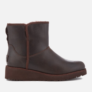UGG Women's Kristin Classic Slim Leather Sheepskin Boots - Stout