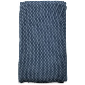 Nkuku Makani Cotton Throw - Washed Blue: Image 1
