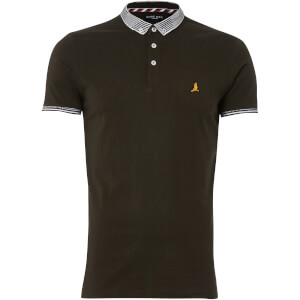 Brave Soul Men's Glover Polo Shirt - Khaki