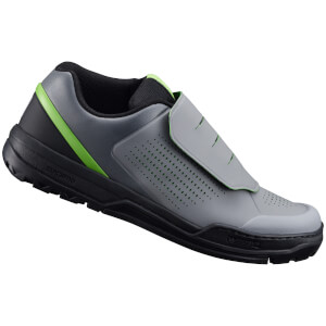 Shimano GR9 MTB Shoes - for Flat Pedals - Grey/Green