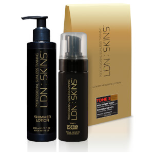 LDN : SKINS Luxury Mousse & Lotion Gift Set - Tone 3 Medium/Dark (Worth £53.00)