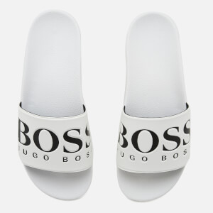 BOSS Men's Solar Slide Sandals - White
